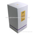 2014 high grade perfume box manufacturer, made of beautiful fancy paper and customized sizes